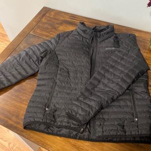 Eddie Bauer black 650 fill down jacket Large